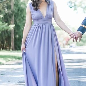 Heavenly Hues Maxi Dress - Dusty Purple